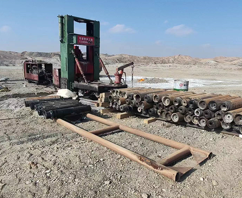 天井钻机施工作业